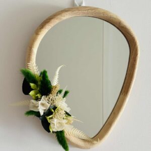miroir fleuri